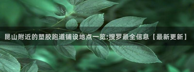 红足1一世 2站：昆山附近的塑胶跑道铺设地点一览:搜罗最全信息【最新更新】