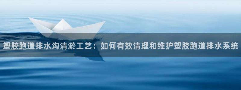 红足一1世：塑胶跑道排水沟清淤工艺：如何有效清理和维护塑胶跑道排水系统