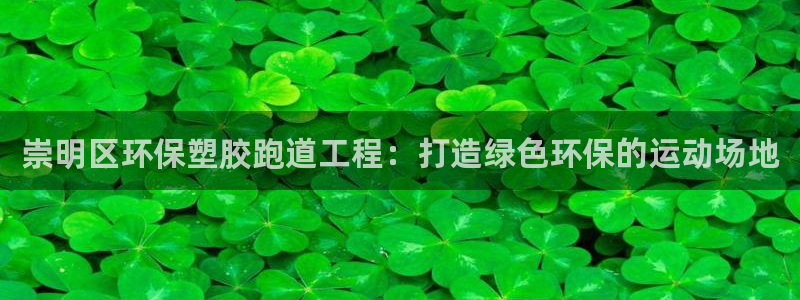 红足1世足球网址大全：崇明区环保塑胶跑道工程：打造绿色环保的运动场地