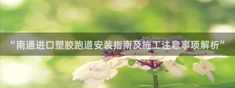红足1世足球网址：“南通进口塑胶跑道安装指南及施工注意事项解析”