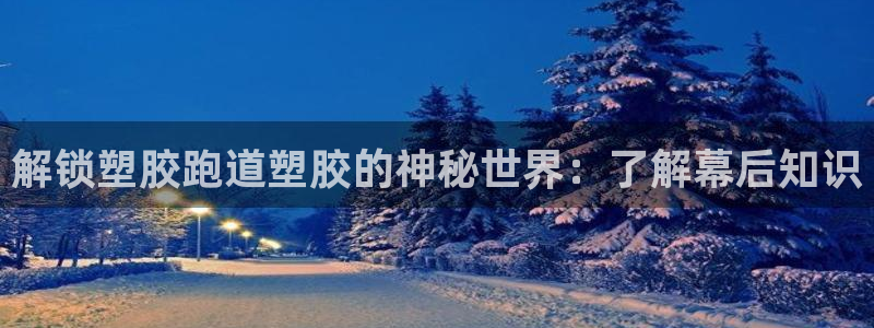 红足1世官网：解锁塑胶跑道塑胶的神秘世界：了解幕后知识