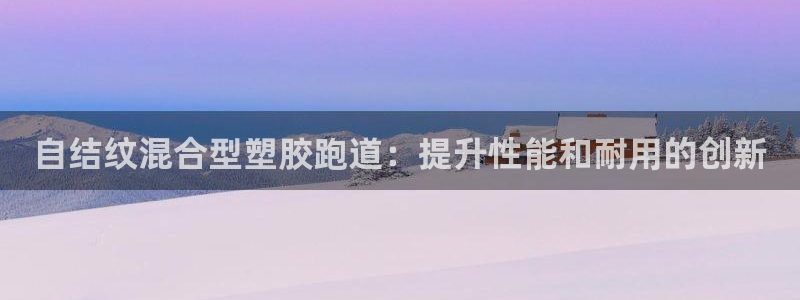 777814红·足一世：自结纹混合型塑胶跑道：提升性能和耐用的创新
