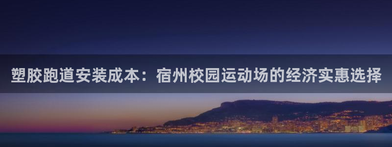 百度红足一1是干什么的：塑胶跑道安装成本：宿州校园运动场的经济实惠选择