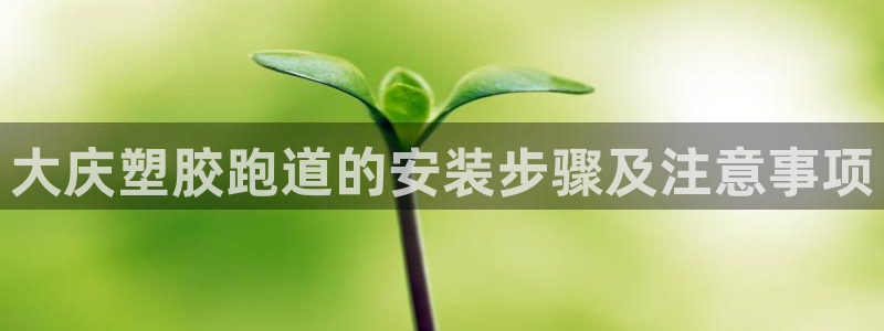 红足一1世皇冠：大庆塑胶跑道的安装步骤及注意事项